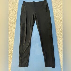 Athleta Women's Delancey Moto Tight - Black - Size XLT